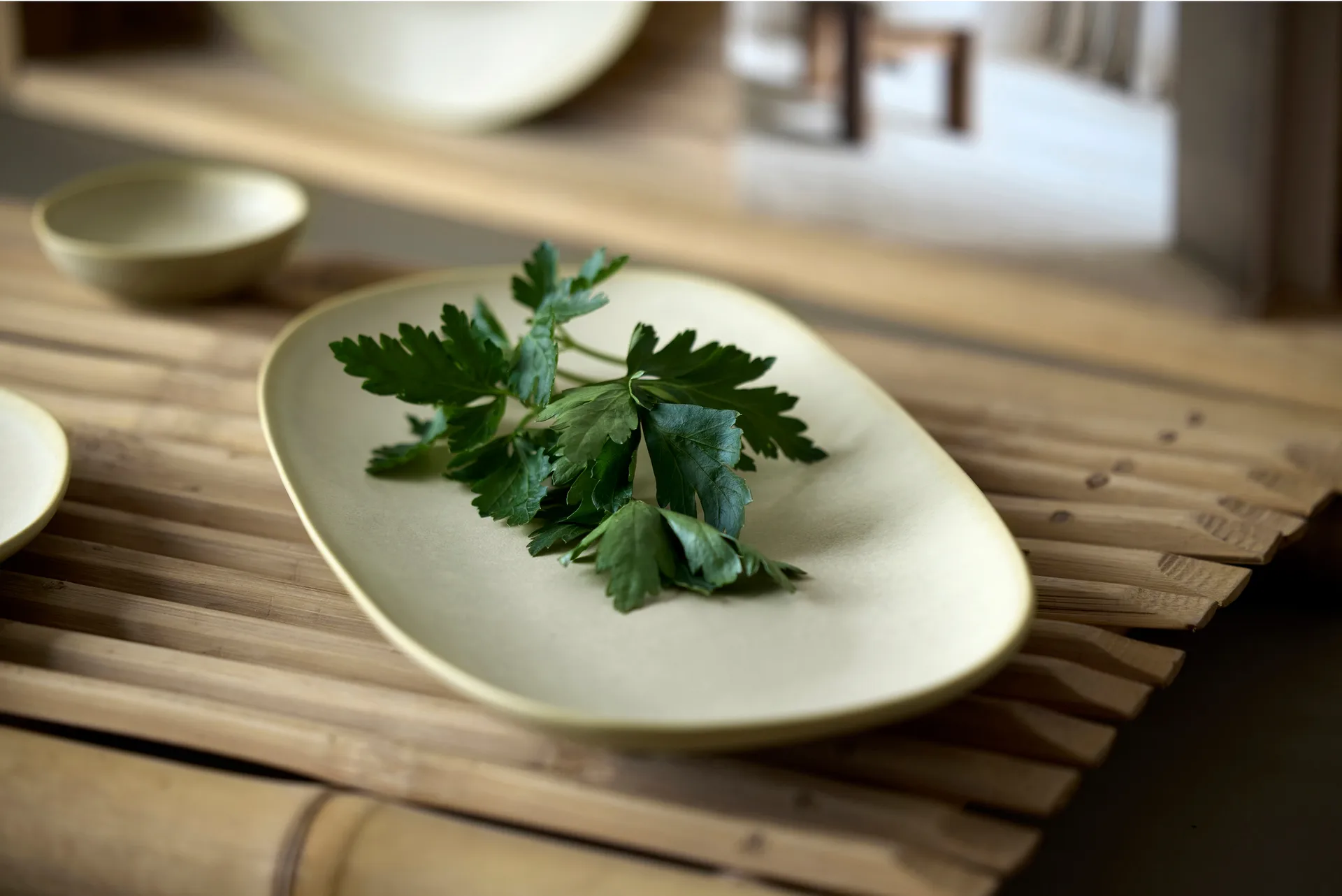 쇼쿠 서빙 플레이트 18x34 cm, Beige Villa Collection | 빌라 콜렉션