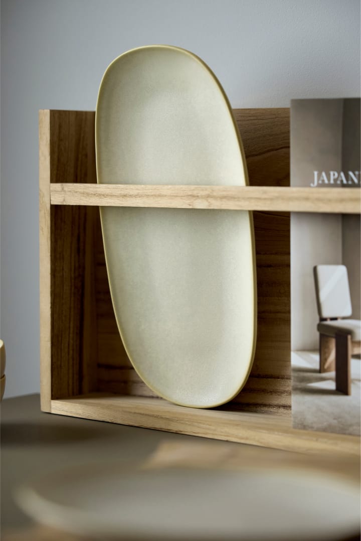쇼쿠 서빙 플레이트 18x34 cm, Beige Villa Collection | 빌라 콜렉션