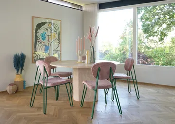 스타일즈 캔들 스틱 19.5x25 cm - Yellow-white - Villa Collection | 빌라 콜렉션