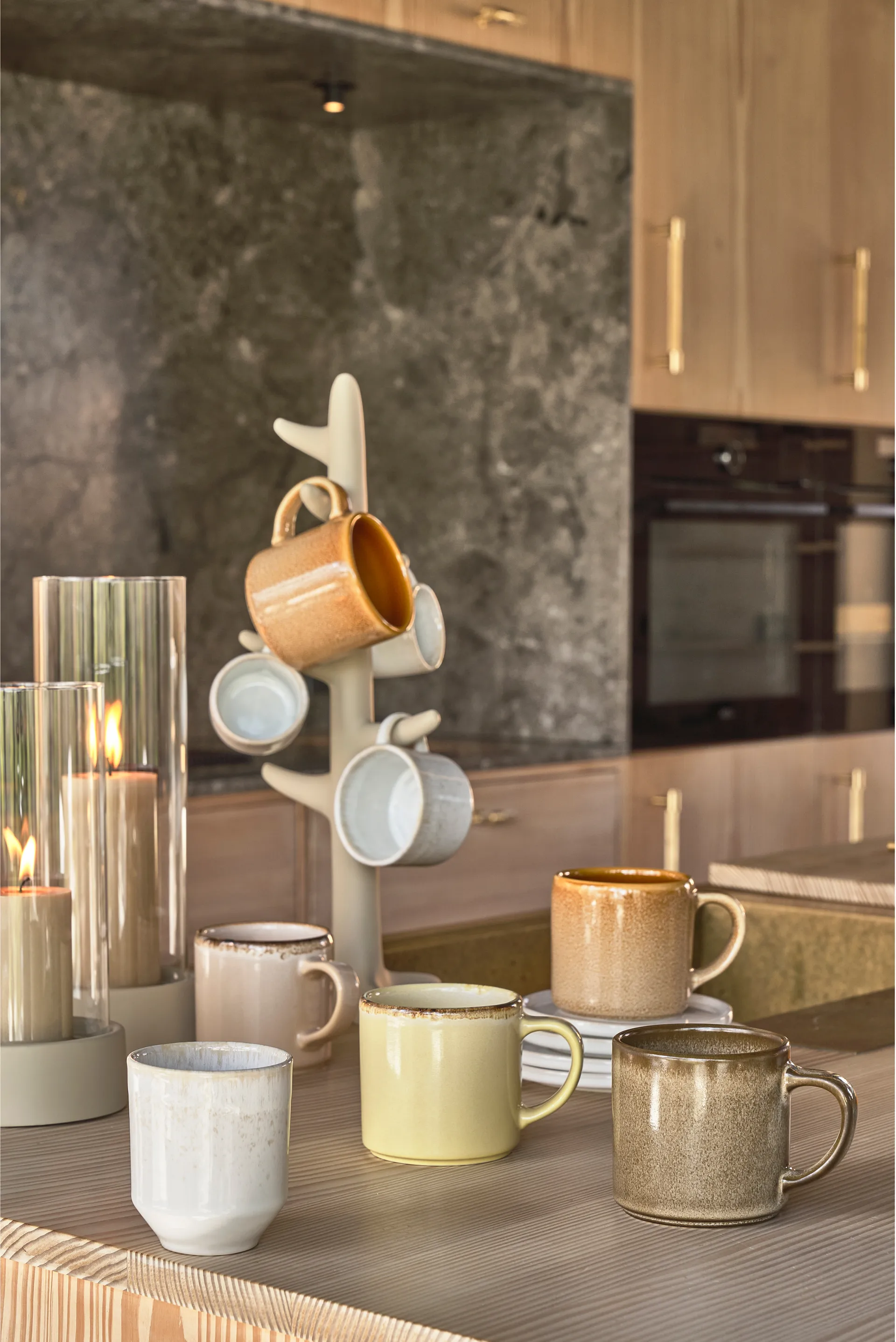 아이리스 손잡이 머그잔 300ml, Cream white Villa Collection | 빌라 콜렉션