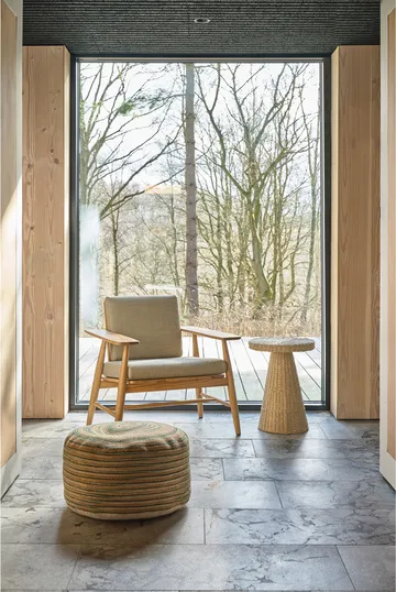 벰 푸프 30x60 cm - Green-nature-pink - Villa Collection | 빌라 콜렉션