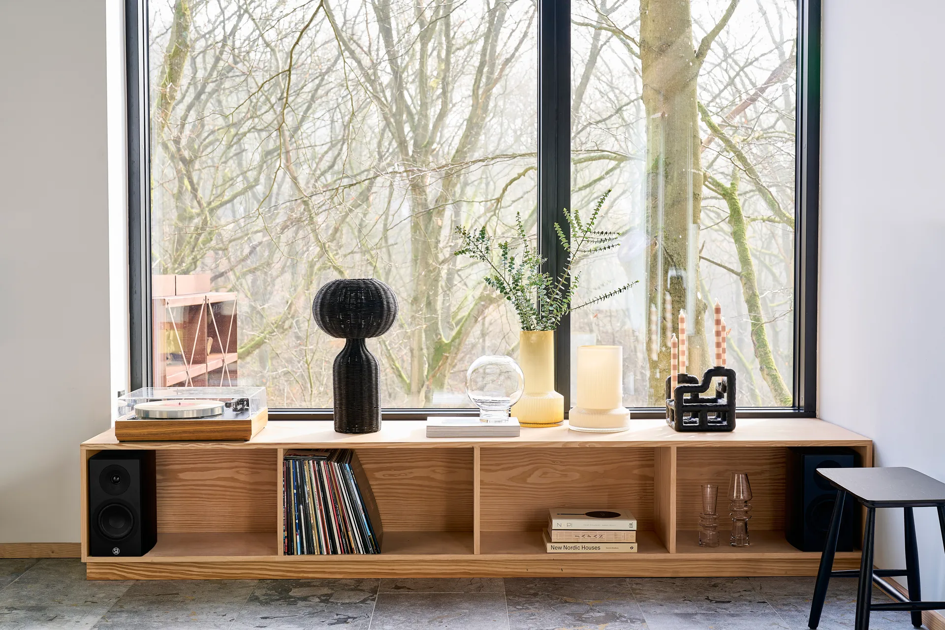 Hvils 글라스 화병 Ø19, Honey Villa Collection | 빌라 콜렉션