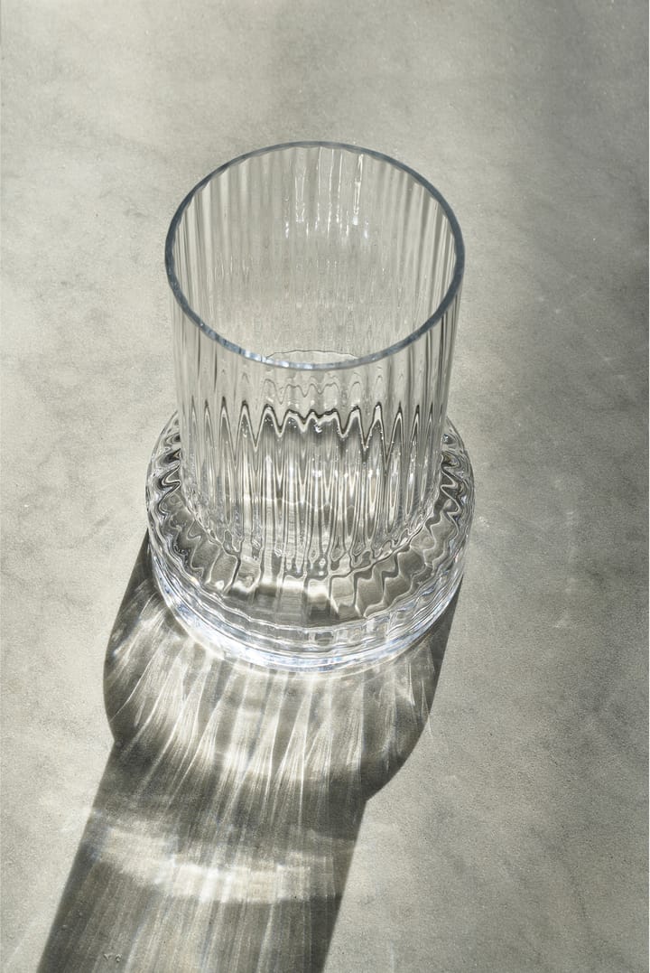 Hvils 글래스 화병 립드 Ø21 cm, Clear Villa Collection | 빌라 콜렉션