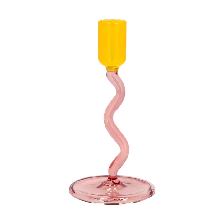 Styles 캔들스틱 15,3 cm - Pink-yellow - Villa Collection | 빌라 콜렉션