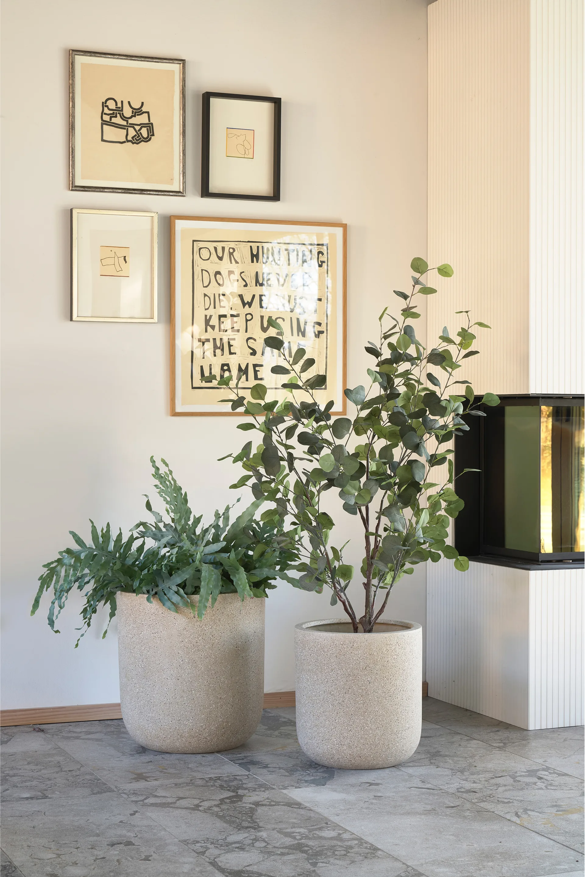 Thum 플라워 팟 네이처 2개 세트, Ø27 cm-Ø37 cm Villa Collection | 빌라 콜렉션