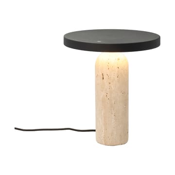 Vilja 테이블 램프 25xØ22.5cm - Travertine - Villa Collection | 빌라 콜렉션
