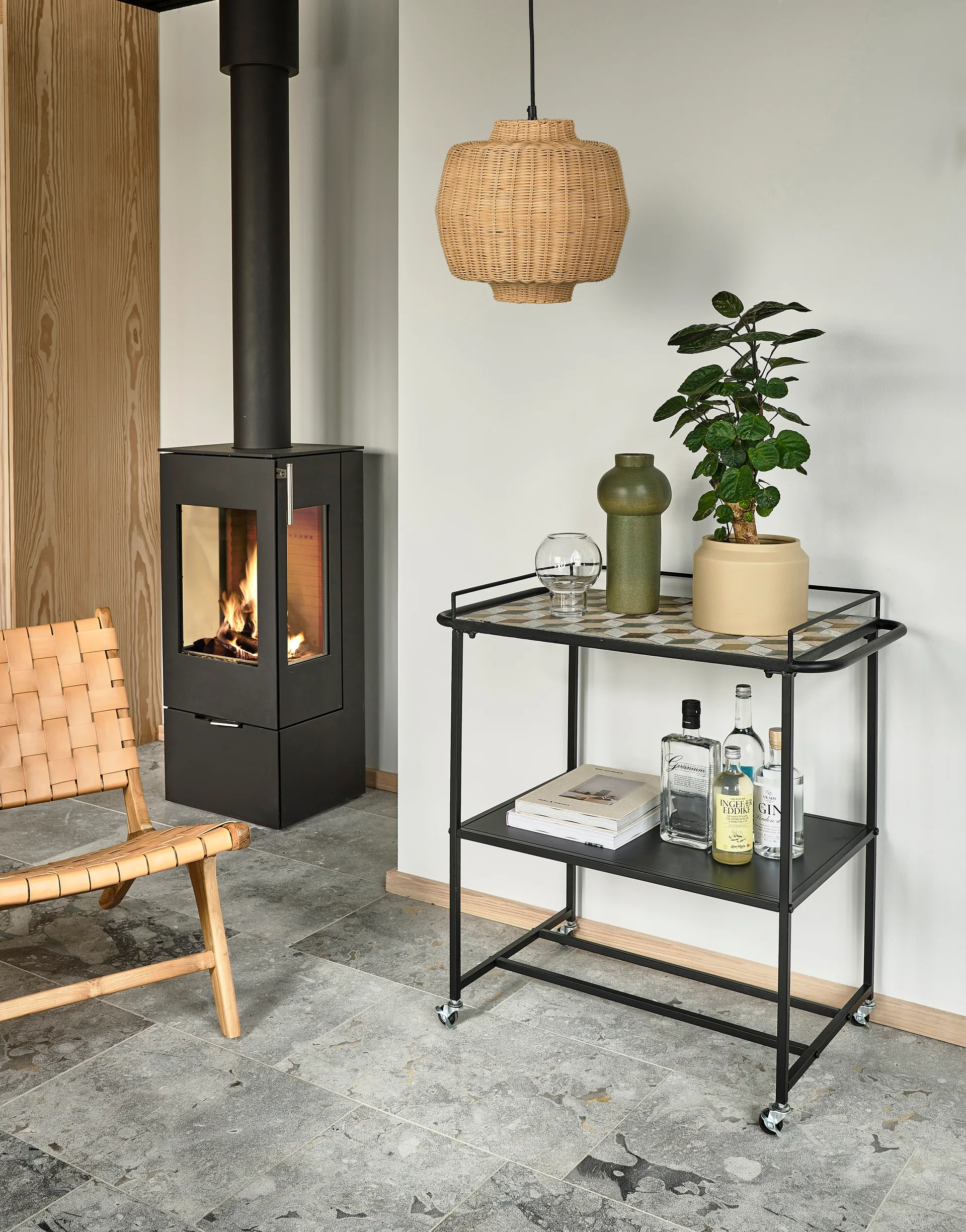 Vilna 펜던트 조명 내추럴 라탄, Ø30 cm Villa Collection | 빌라 콜렉션