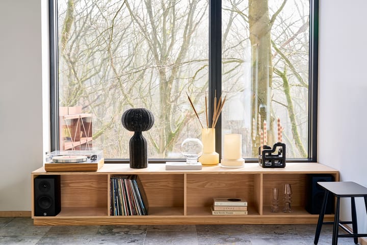 Werna 테이블램프 라탄 Ø30 cm - Black - Villa Collection | 빌라 콜렉션