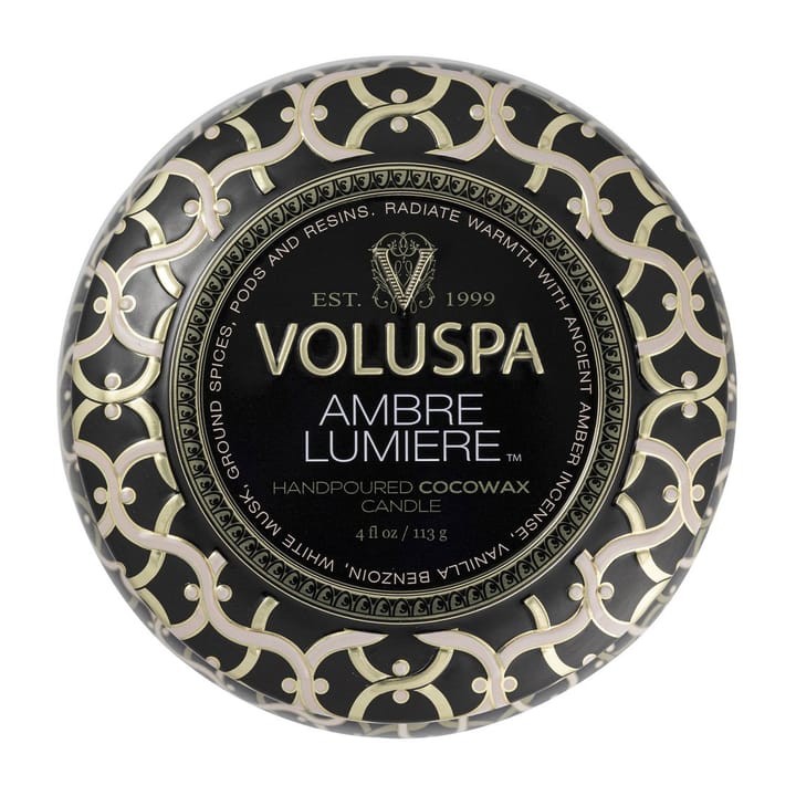 메종 누아 미니 틴 향 25 시간, Ambre Lumiere Voluspa | 볼루스파