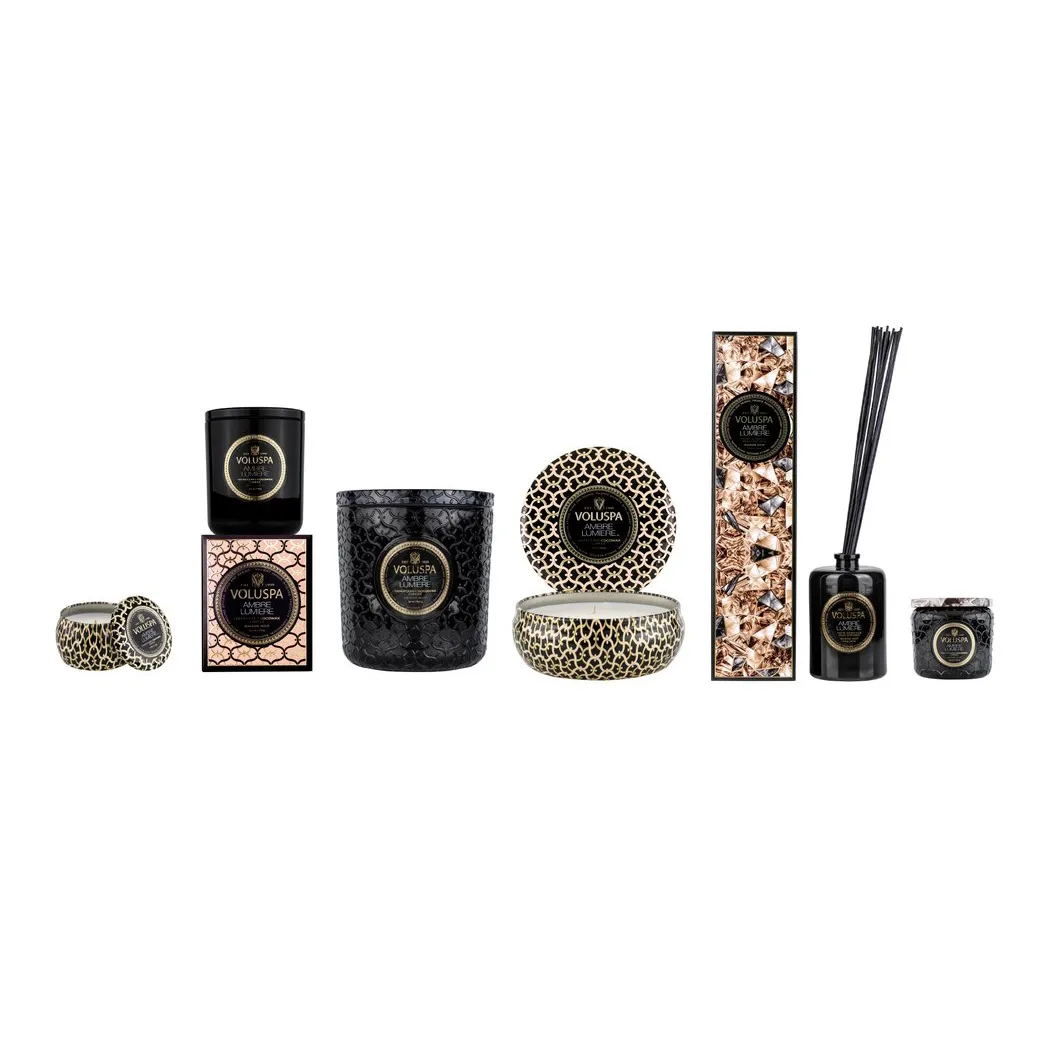 메종 누아 미니 틴 향 25 시간, Ambre Lumiere Voluspa | 볼루스파