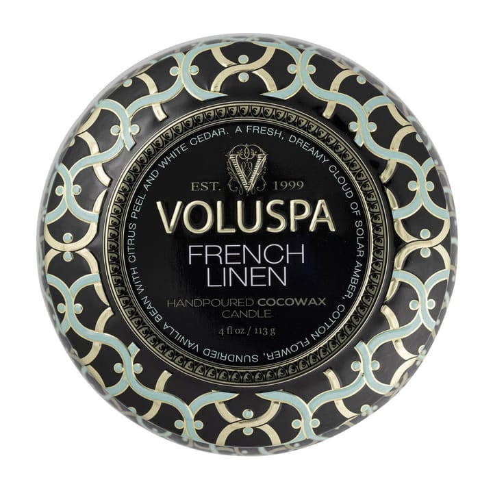 메종 누아 미니 틴 향 25 시간 - French Linen - Voluspa | 볼루스파