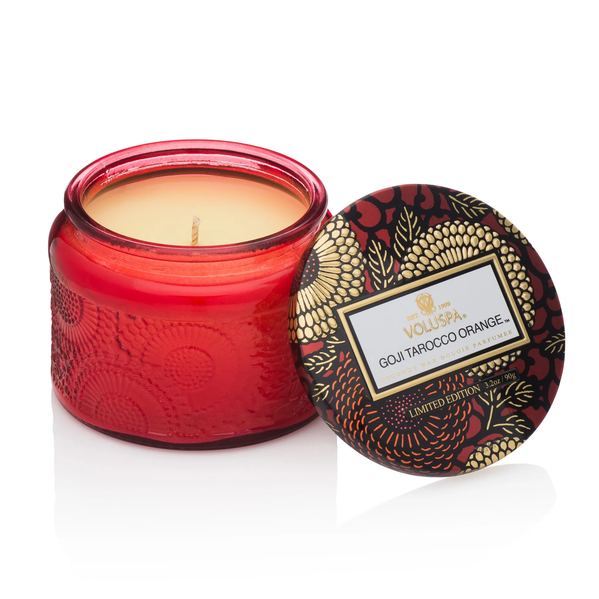 향초 유리병 25 시간, Goji Tarocco Orange Voluspa | 볼루스파