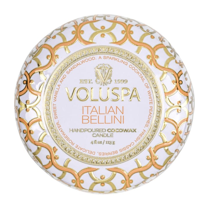 메종 블랑 미니 틴 향 25 시간 - Italian Bellini - Voluspa | 볼루스파