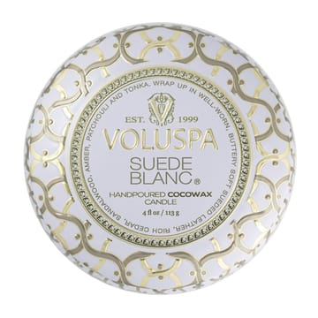메종 블랑 미니 틴 향 25 시간 - Suede Blanc - Voluspa | 볼루스파