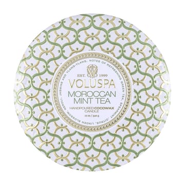 메종 블랑 3-윅 틴 향 40 시간 - Moroccan Mint Tea - Voluspa | 볼루스파