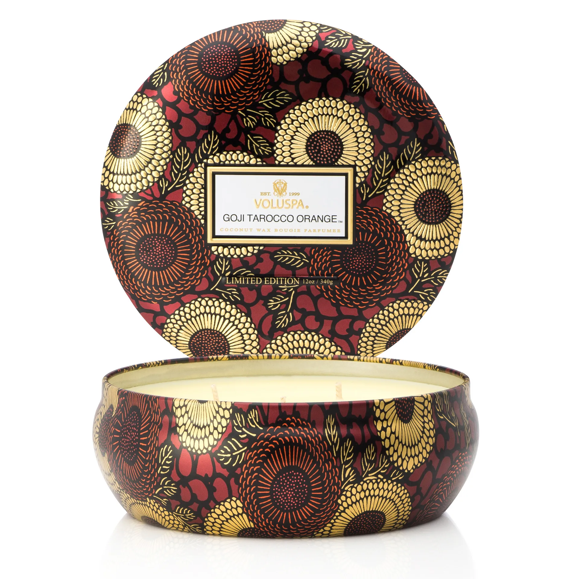 3-윅 인 어 틴 캔들 60 hours, Goji & Tarocco Orange Voluspa | 볼루스파