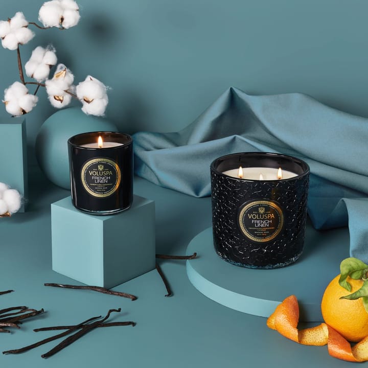 클래식 메종 누아 향 60 시간, French Linen Voluspa | 볼루스파