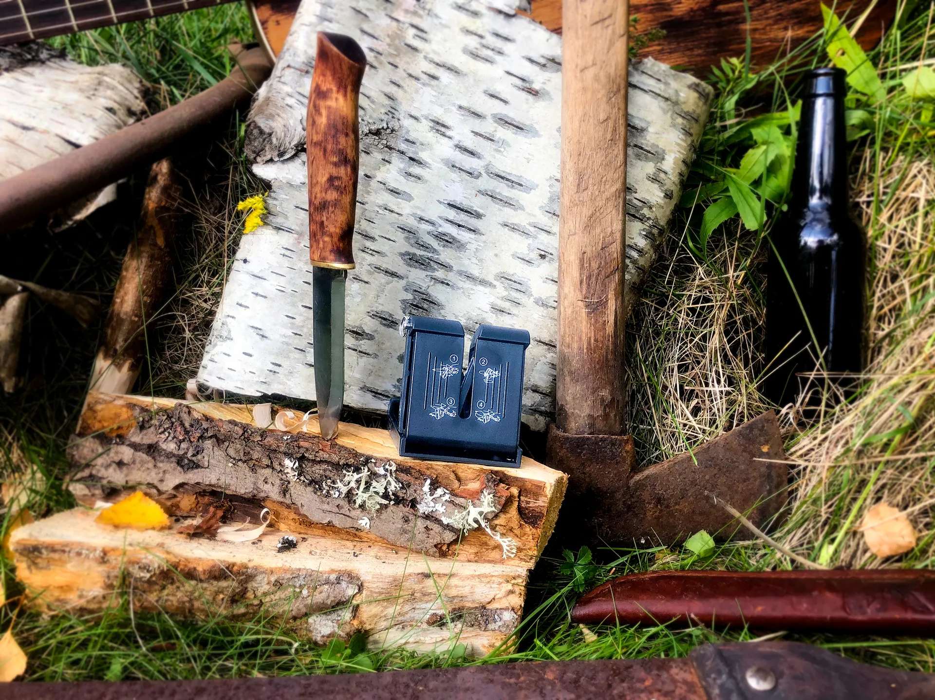 불카누스 포켓 나이프 샤프너 베이직, Black Vulkanus | 불카누스