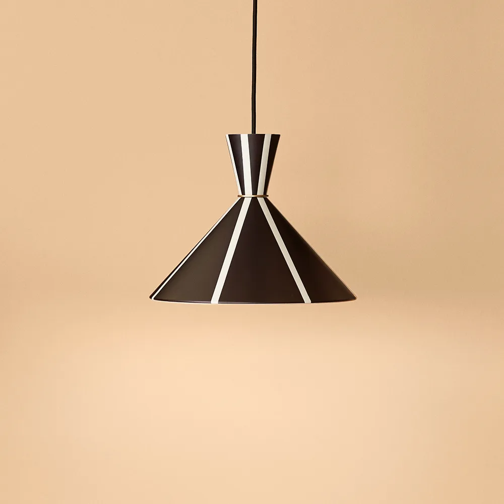 블룸 펜던트 조명, Black noir/warm white, stripe Warm Nordic | 웜 노르딕