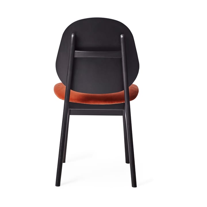 노블 스툴, Fabric brick red, black lacquered beech structure Warm Nordic | 웜 노르딕