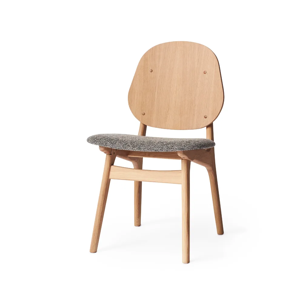 노블 스툴, Fabric graphic sprinkles, white oiled oak legs Warm Nordic | 웜 노르딕