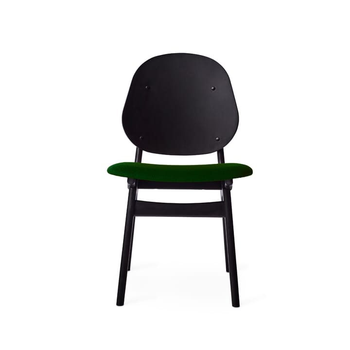 노블 스툴 - Fabric moss green, black lacquered beech legs - Warm Nordic | 웜 노르딕