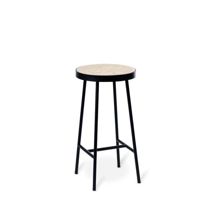 비 마이 게스트 바 스툴, Rattan, black steel legs Warm Nordic | 웜 노르딕