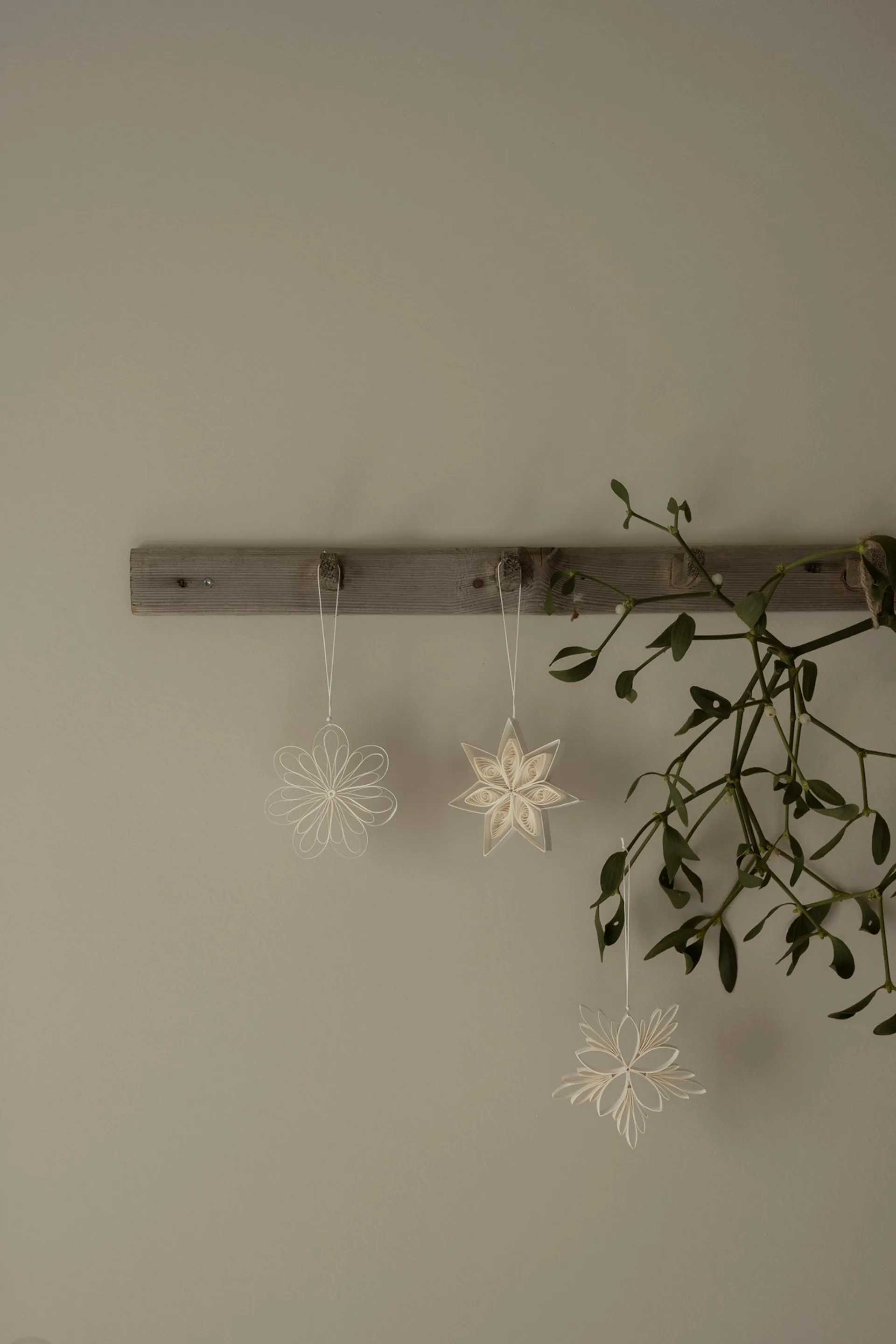 별 믹스 크리스마스 데코레이션 3개 세트, White Watt & Veke | 와트앤베케