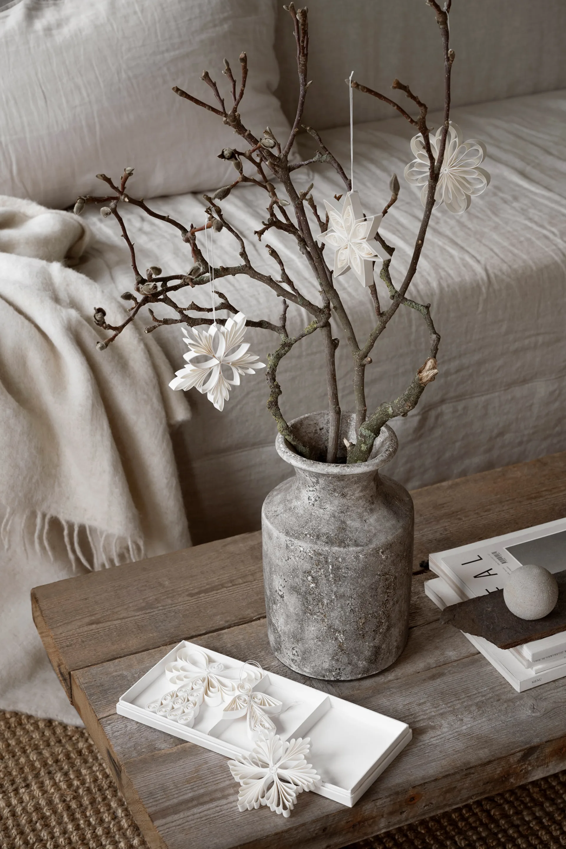 별 믹스 크리스마스 데코레이션 3개 세트, White Watt & Veke | 와트앤베케