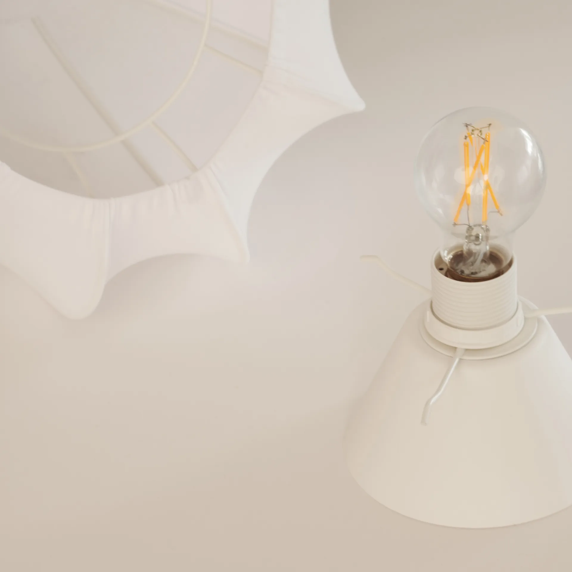 안나 실링 라이트 미니 Ø30 cm, White cotton Watt & Veke | 와트앤베케