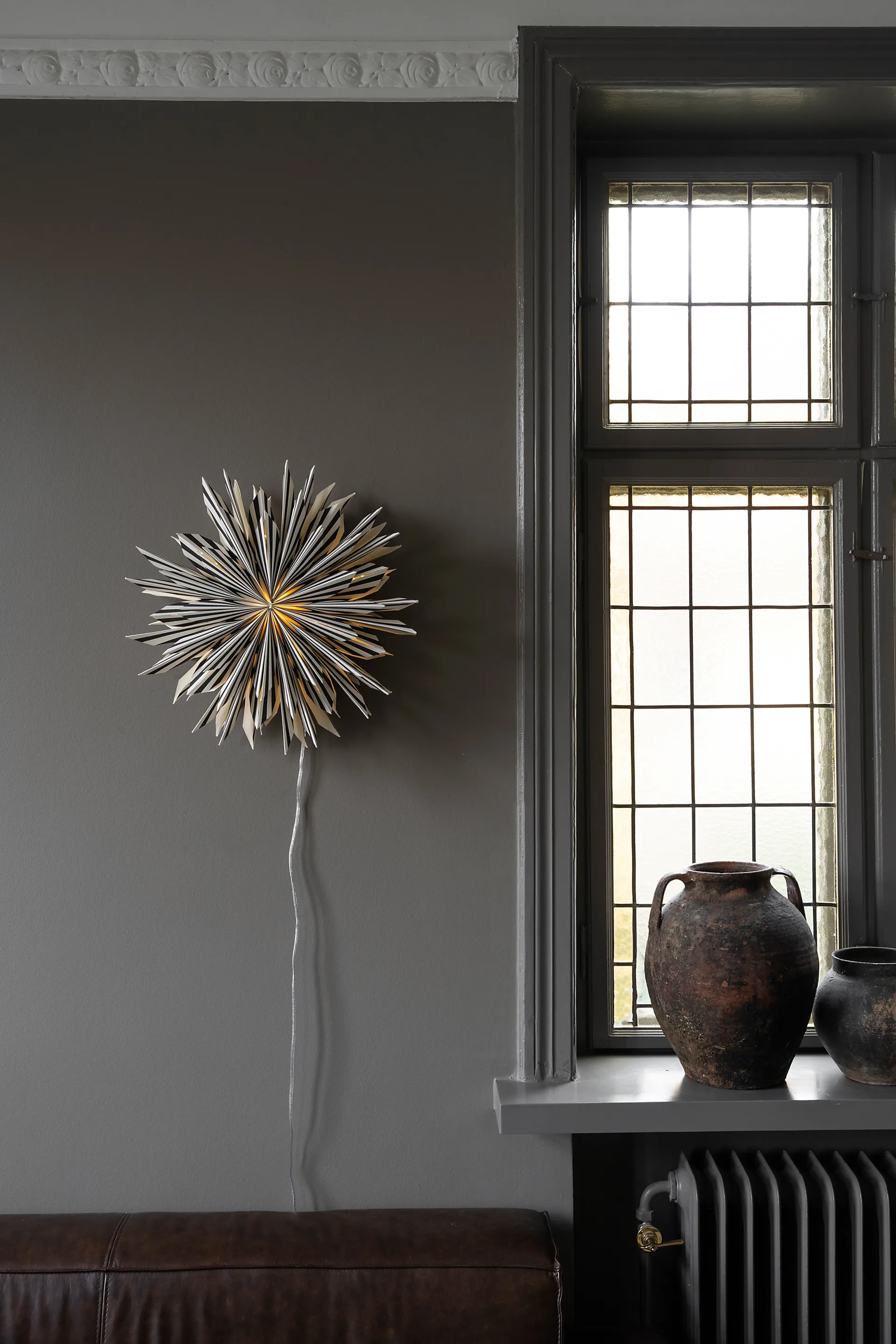 레아 대림절 별 전등갓 Ø50 cm, Black-white Watt & Veke | 와트앤베케