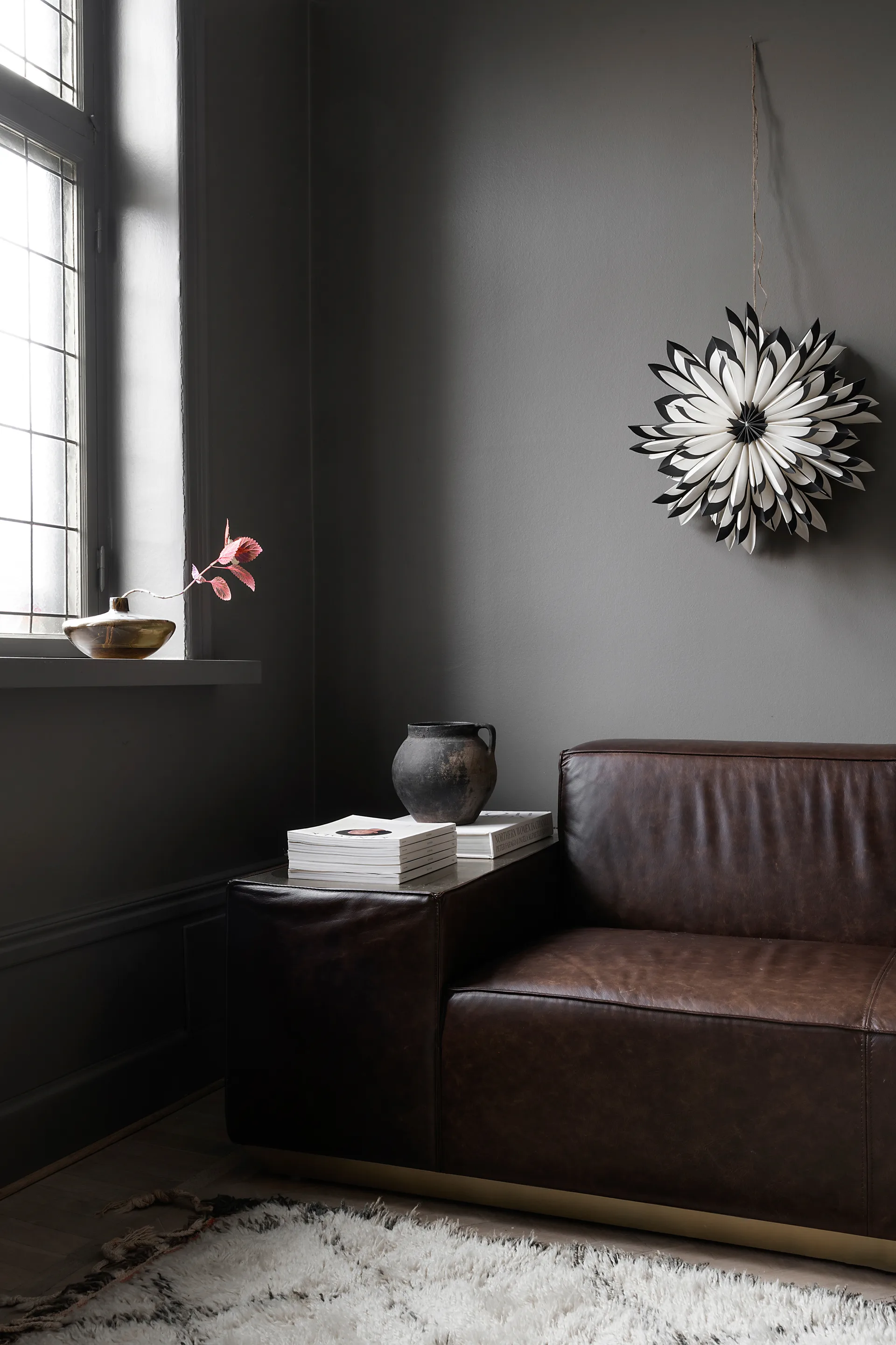 프리야 대림절 별 전등갓 Ø50 cm, White-black Watt & Veke | 와트앤베케