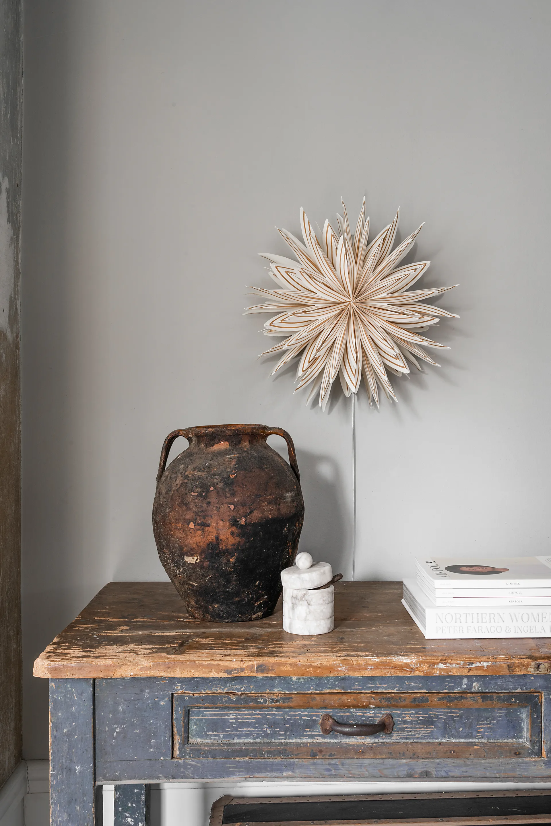 로비사 대림절 별 전등갓 Ø50 cm, White-gold Watt & Veke | 와트앤베케