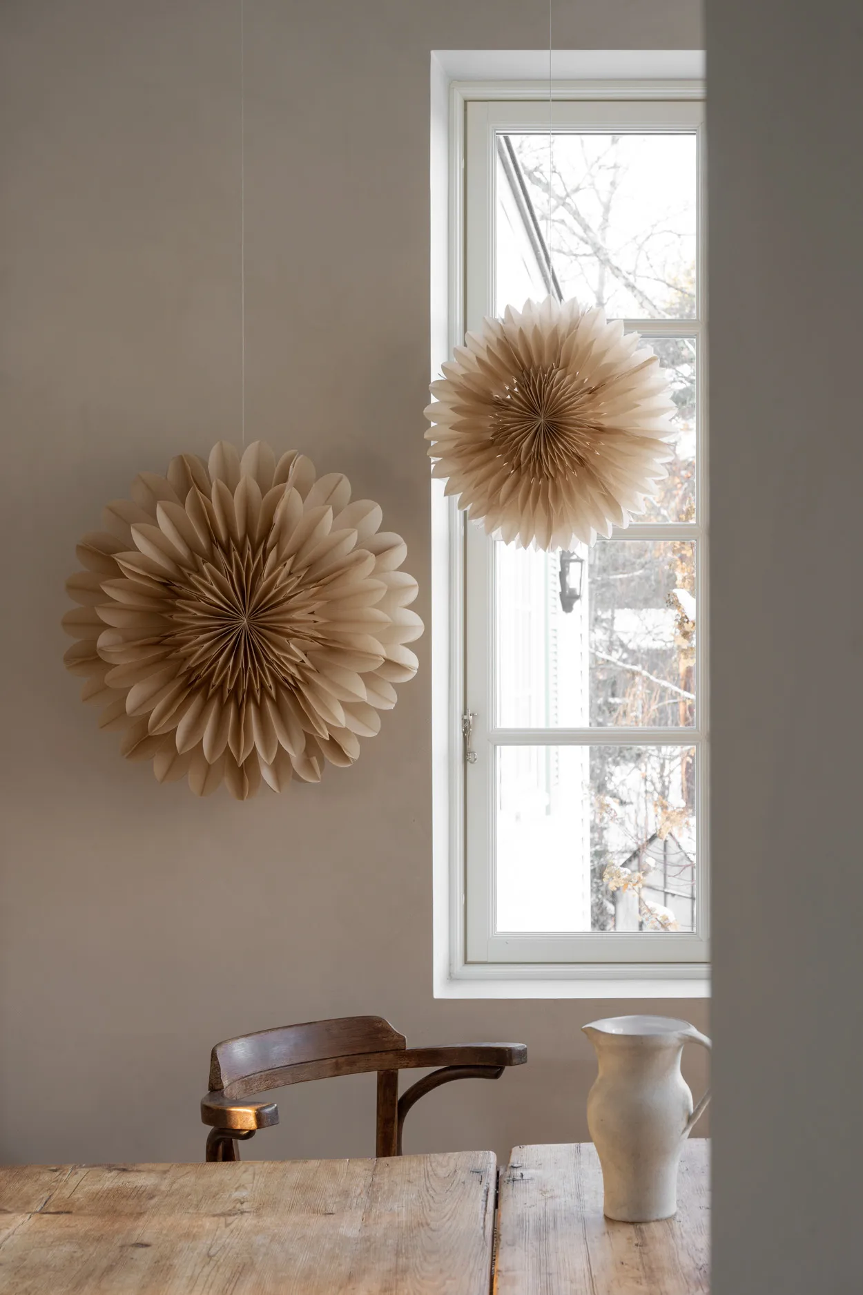 로터스 대림절 별 전등갓 Ø60 cm, Beige Watt & Veke | 와트앤베케