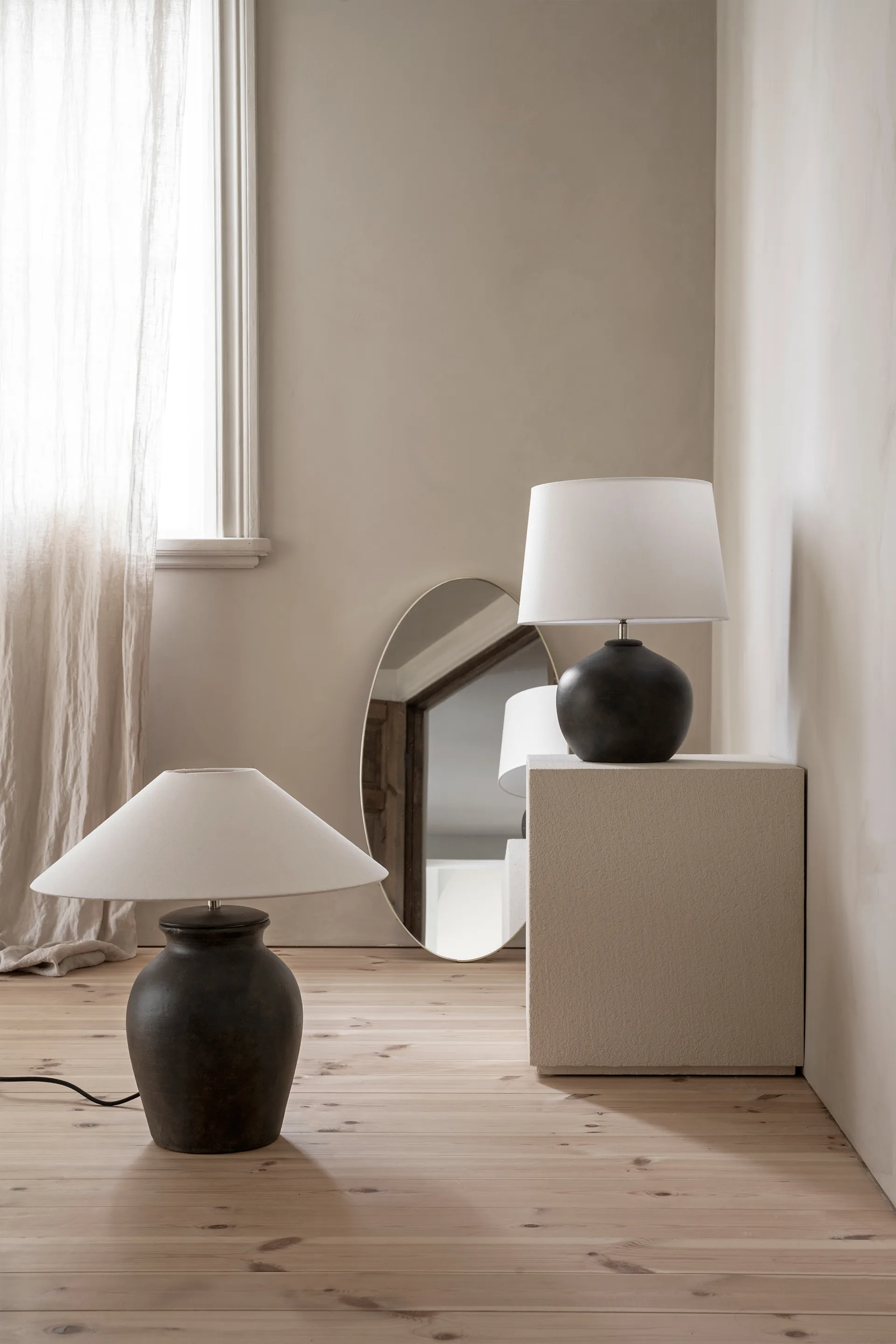 Berit 조명 베이스 38 cm, Black Watt & Veke | 와트앤베케