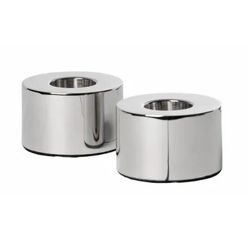 Helix 캔들스틱 2개 세트 - smooth chrome - Watt & Veke | 와트앤베케