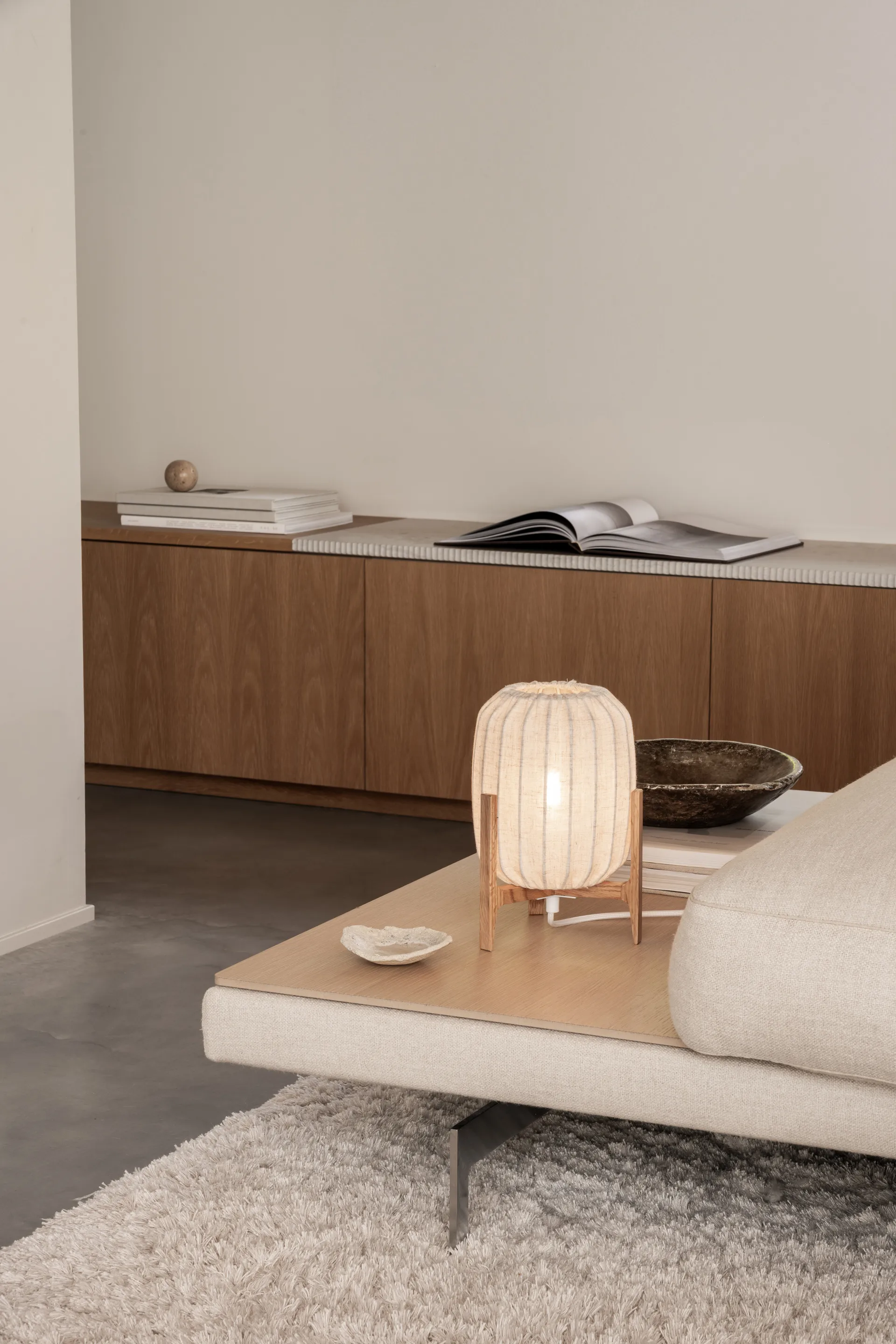 프리즈마 테이블 조명, Oak-Natural, Mini Ø16x24.3 cm Watt & Veke | 와트앤베케