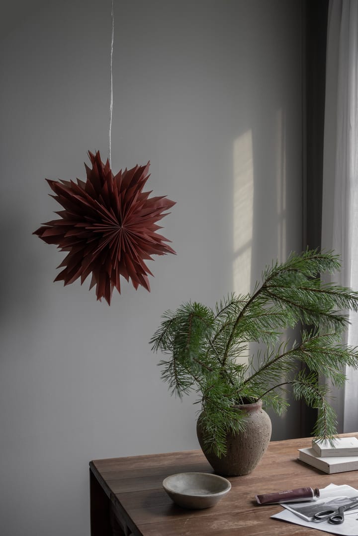 Oslo 대림절 별 Ø44 cm, Red ochre Watt & Veke | 와트앤베케
