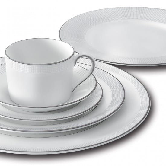 베라왕 블랑 쉬르 블랑 접시, Ø 20 cm Wedgwood | 웨지우드
