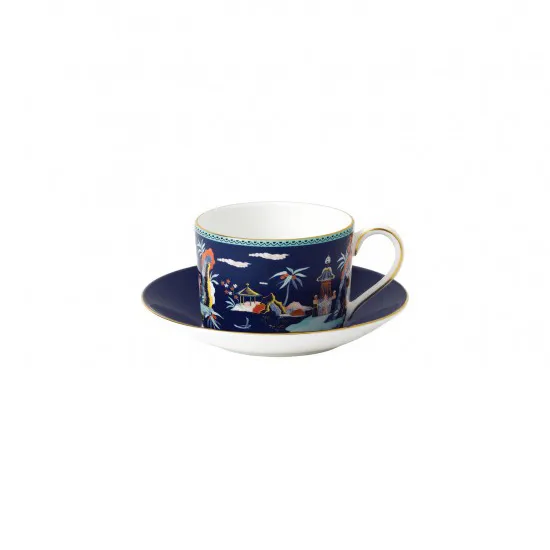 원더러스트 컵과 소서, blue pagoda Wedgwood | 웨지우드