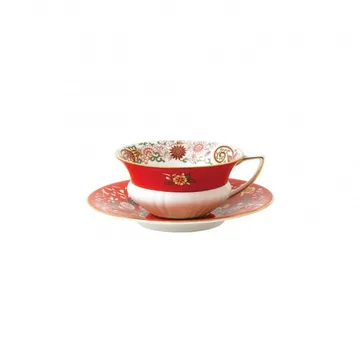 원더러스트 티컵과 컵받침 - crimson jewel - Wedgwood | 웨지우드
