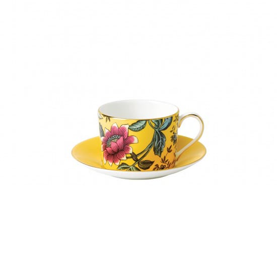 원더러스트 컵과 소서 - yellow tonquin - Wedgwood | 웨지우드
