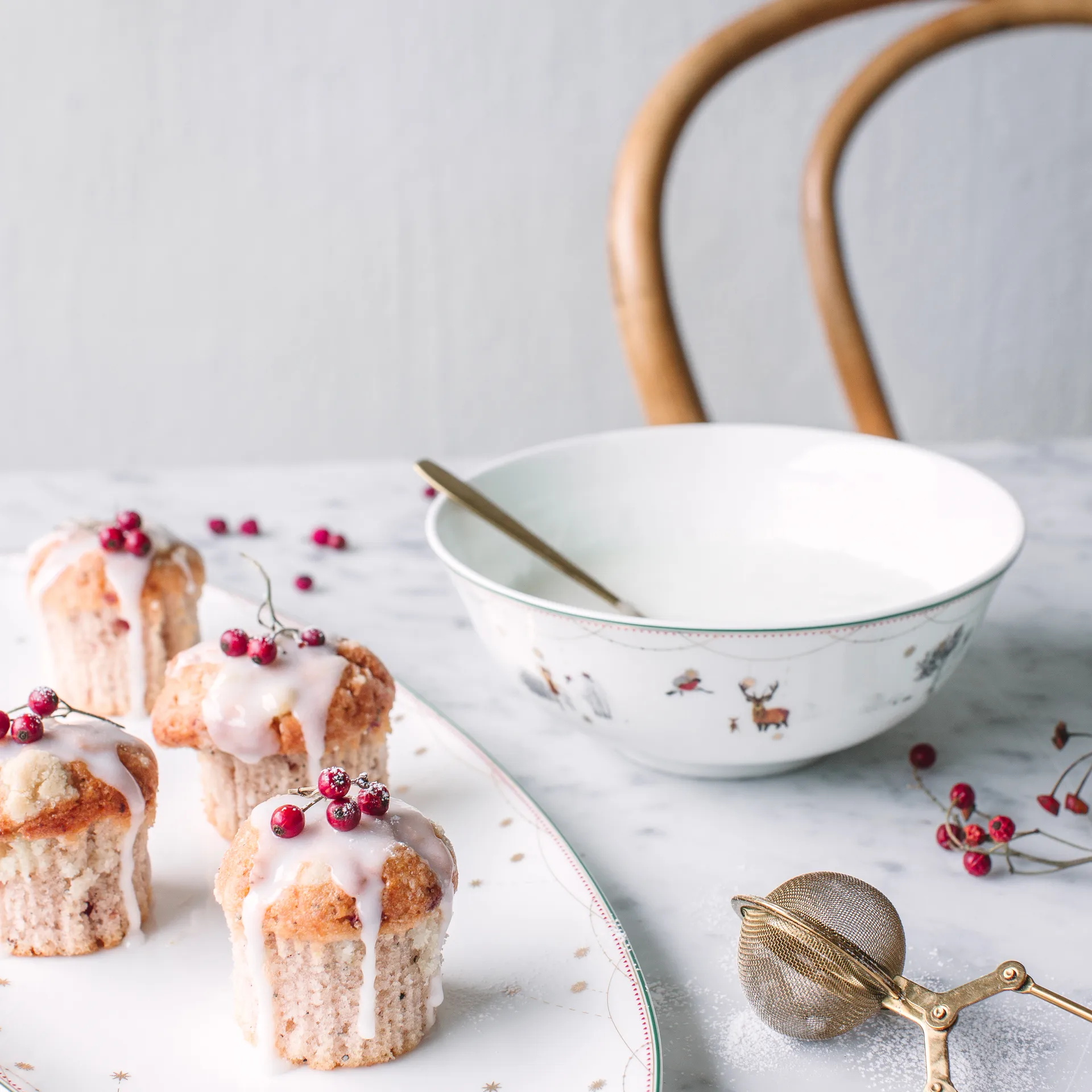 크리스마스 아침 보울, Ø17 cm Wik & Walsøe | 윅 & 왈쉐