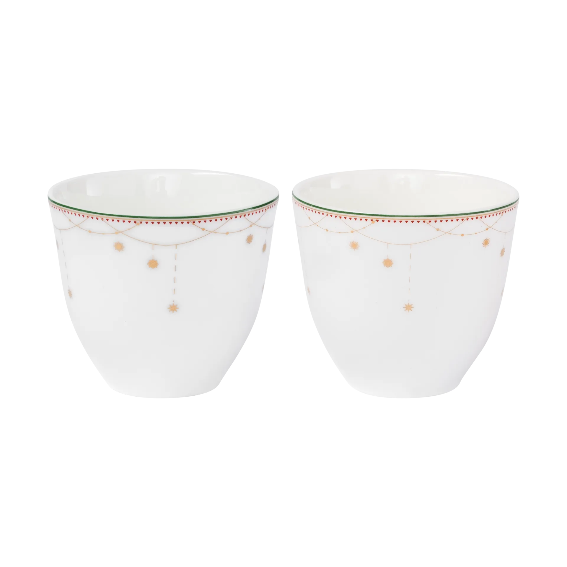 크리스마스 모닝 가랜드 컵 2개 세트 20cl, White Wik & Walsøe | 윅 & 왈쉐