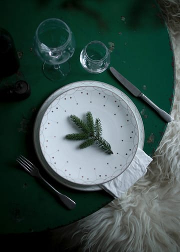 크리스마스 모닝 가랜드 접시 2개 세트 28 cm - White - Wik & Walsøe | 윅 & 왈쉐