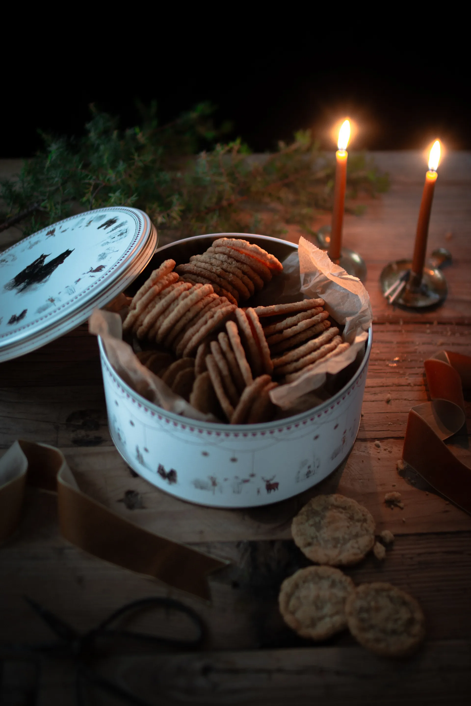 율레모른 스토리 쿠키 병 2개 세트, White-multi Wik & Walsøe | 윅 & 왈쉐