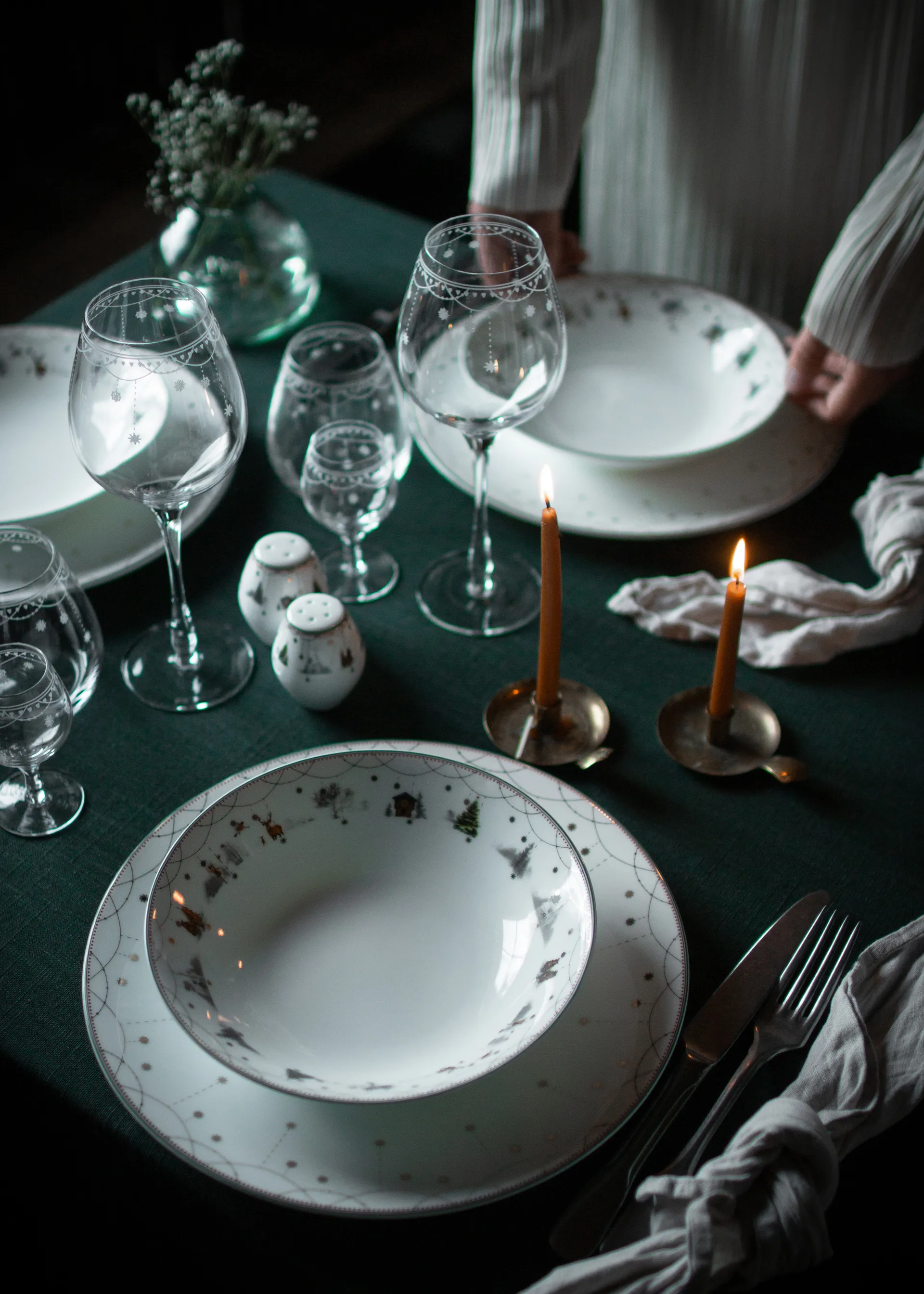 율레모른 스토리 소금 & 후추 셰이커 2개 세트, White Wik & Walsøe | 윅 & 왈쉐