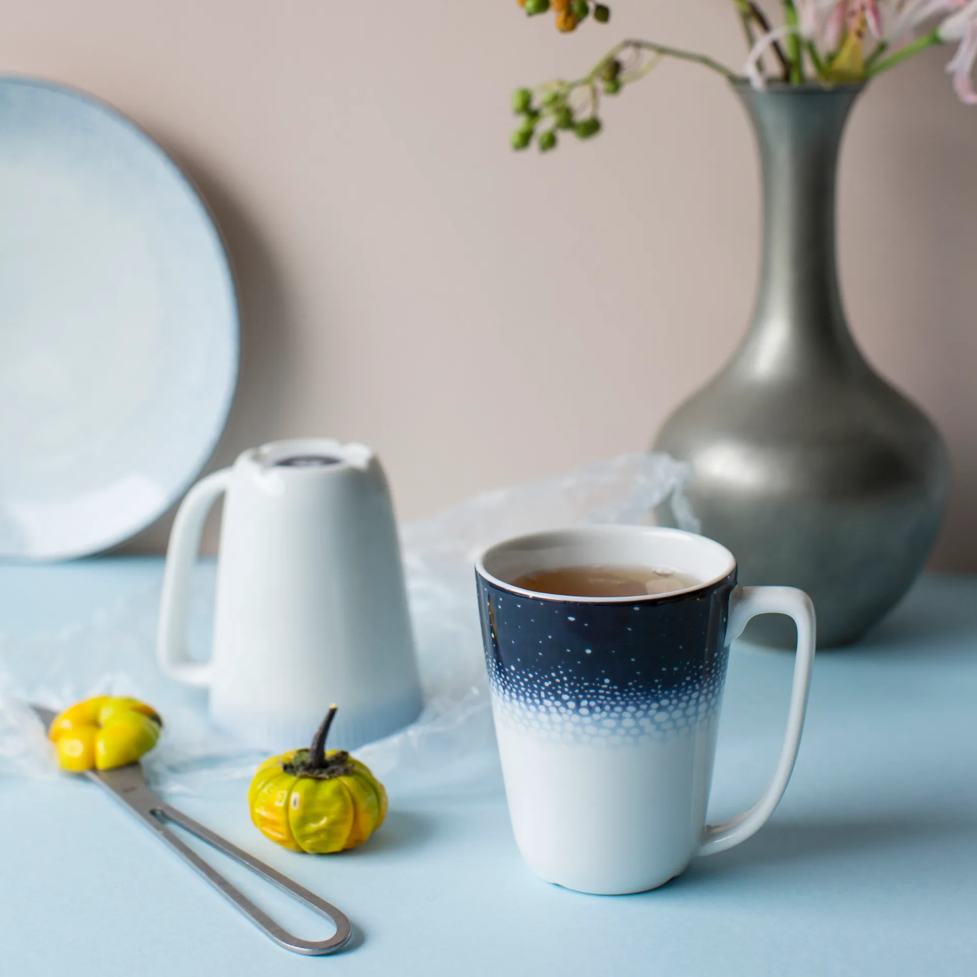 오션 컵 20 cl 3개 세트, Bla-white Wik & Walsøe | 윅 & 왈쉐