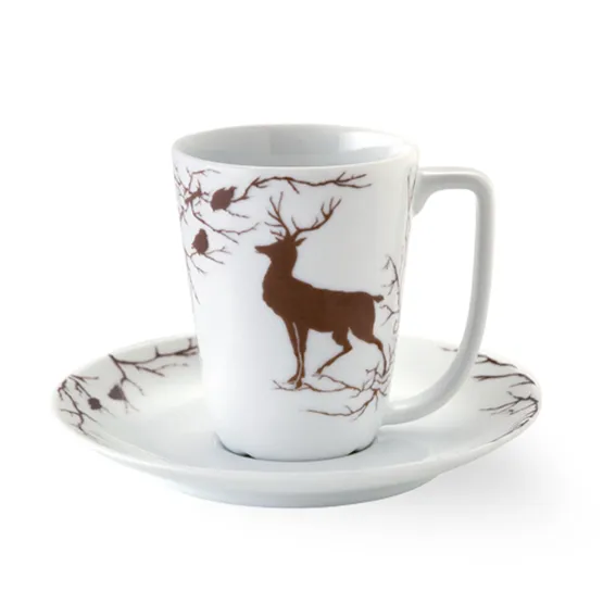 알베스코그 컵과 소서 20 cl, brown Wik & Walsøe | 윅 & 왈쉐