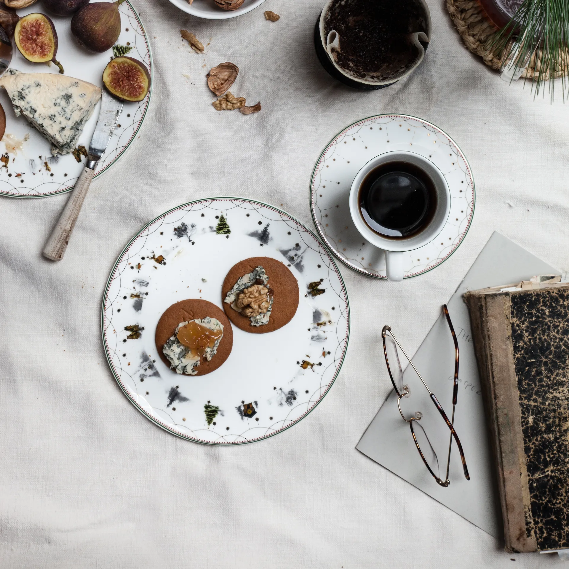 크리스마스 아침 접시, Ø20 cm Wik & Walsøe | 윅 & 왈쉐